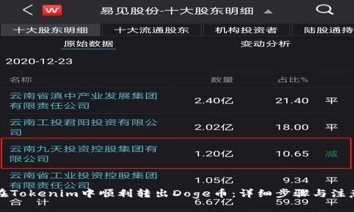 如何在Tokenim中顺利转出Doge币：详细步骤与注意事项
